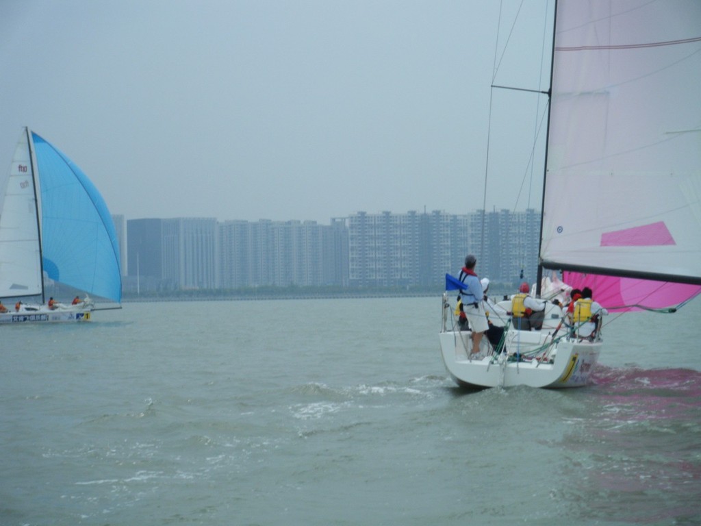 Not a lot in it - China Club Challenge Match 2010 © Al Skinner